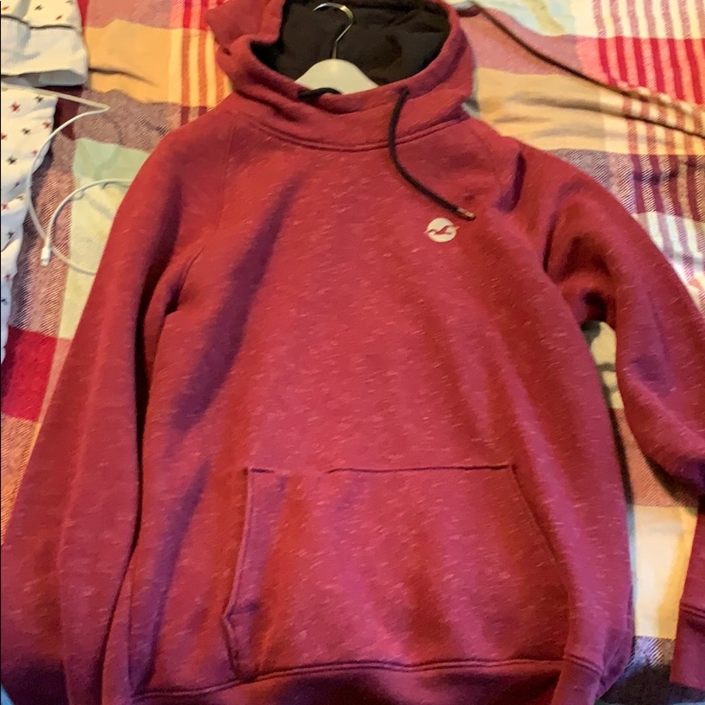 red hollister sweater size medium brand new